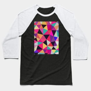 Neon Mess Tris Baseball T-Shirt